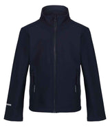 Regatta Kids Ablaze Soft Shell Jacket | Navy/Navy thumbnail 5