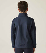 Regatta Kids Ablaze Soft Shell Jacket | Navy/Navy thumbnail 2