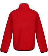Regatta Kids Full Zip Micro Fleece Jacket | Classic Red/Black thumbnail 2