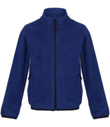 Regatta Kids Full Zip Micro Fleece Jacket | New Royal Blue/Navy thumbnail 1