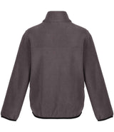 Regatta Kids Full Zip Micro Fleece Jacket | Seal Grey/Black thumbnail 2