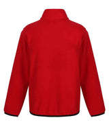 Regatta Kids Half Zip Micro Fleece | Classic Red/Black thumbnail 2