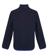 Regatta Kids Half Zip Micro Fleece | Navy/New Royal Blue thumbnail 2