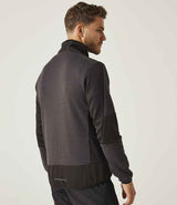 Regatta E-Volve Unisex Knit Effect Midlayer Top | Ash/Black thumbnail 2