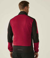 Regatta E-Volve Unisex Knit Effect Midlayer Top | Classic Red/Black thumbnail 2