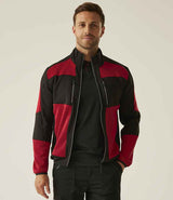 Regatta E-Volve Unisex Knit Effect Midlayer Top | Classic Red/Black thumbnail 3