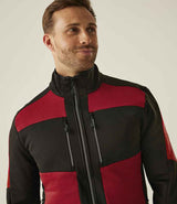 Regatta E-Volve Unisex Knit Effect Midlayer Top | Classic Red/Black thumbnail 5