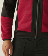 Regatta E-Volve Unisex Knit Effect Midlayer Top | Classic Red/Black thumbnail 7