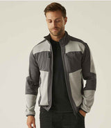 Regatta E-Volve Unisex Knit Effect Midlayer Top | Mineral Grey/Ash thumbnail 3