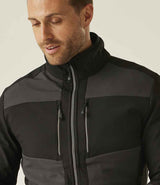 Regatta E-Volve Unisex Two Layer Soft Shell Jacket | Ash/Black thumbnail 6