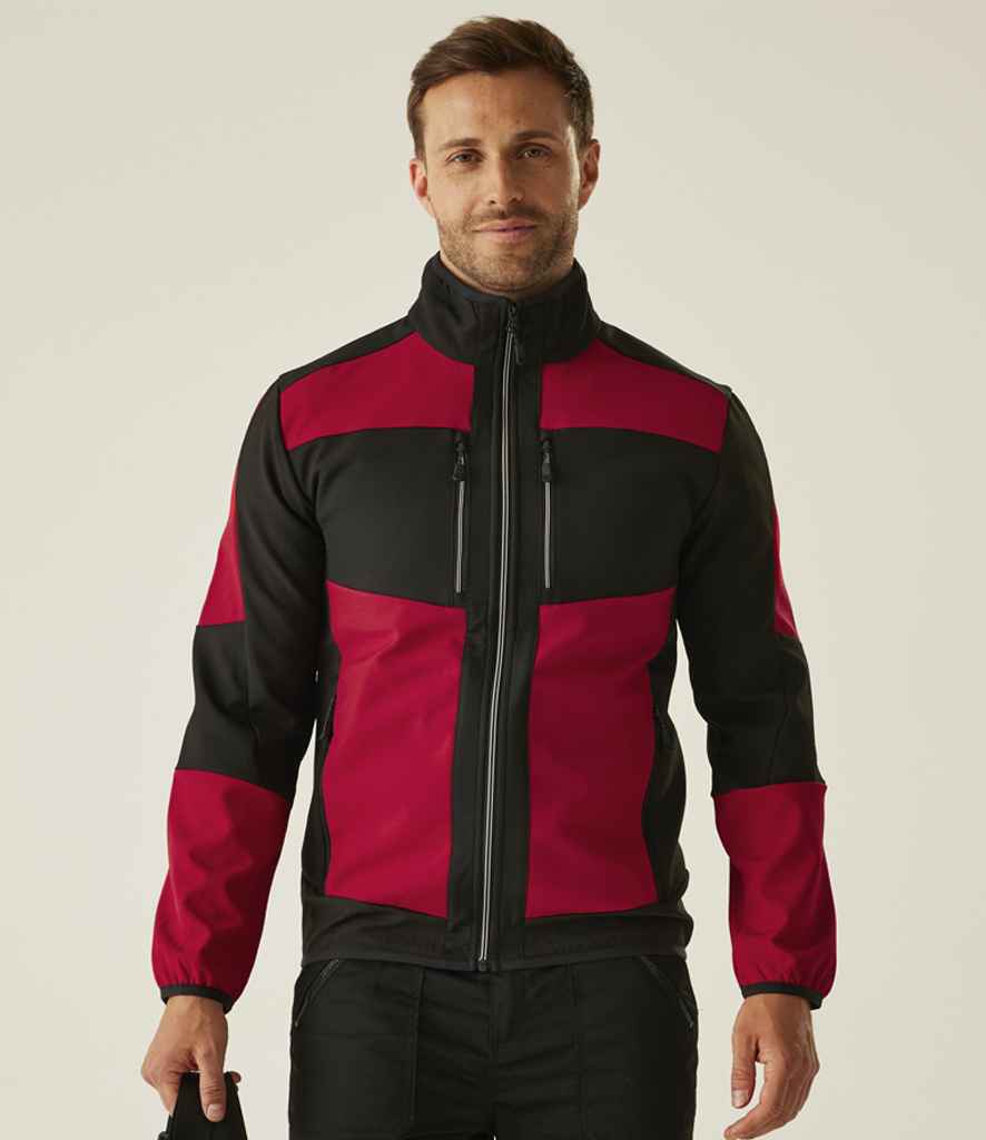 Regatta E-Volve Unisex Two Layer Soft Shell Jacket | Classic Red/Black