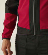 Regatta E-Volve Unisex Two Layer Soft Shell Jacket | Classic Red/Black thumbnail 6