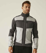 Regatta E-Volve Unisex Two Layer Soft Shell Jacket | Mineral Grey/Ash thumbnail 1