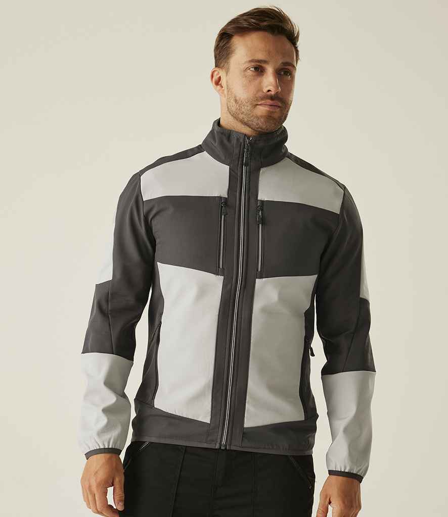 Regatta E-Volve Unisex Two Layer Soft Shell Jacket | Mineral Grey/Ash