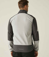 Regatta E-Volve Unisex Two Layer Soft Shell Jacket | Mineral Grey/Ash thumbnail 2
