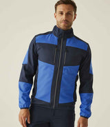Regatta E-Volve Unisex Two Layer Soft Shell Jacket | Strong Blue/Navy thumbnail 4
