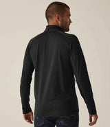 Regatta Core Stretch Half Zip Midlayer Top | Black thumbnail 2