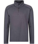 Regatta Core Stretch Half Zip Midlayer Top | Seal Grey thumbnail 3