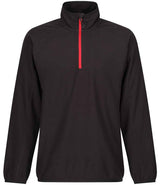 Regatta Navigate Half Zip Fleece | Black/Classic Red thumbnail 5