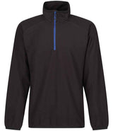 Regatta Navigate Half Zip Fleece | Black/New Royal Blue thumbnail 4