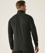 Regatta Navigate Half Zip Fleece | Black/New Royal Blue thumbnail 2