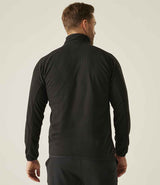 Regatta Navigate Half Zip Fleece | Black/Orange Pop thumbnail 2