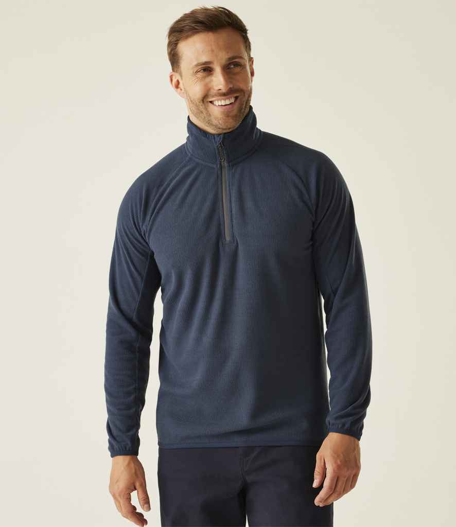 Regatta Navigate Half Zip Fleece | Navy/Seal Grey