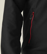 Regatta Navigate Two Layer Hooded Soft Shell Jacket | Black/Classic Red thumbnail 5