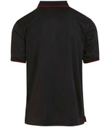 Regatta Navigate Polo Shirt | Black/Classic Red thumbnail 6