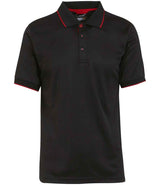 Regatta Navigate Polo Shirt | Black/Classic Red thumbnail 5