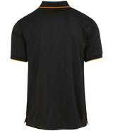 Regatta Navigate Polo Shirt | Black/Orange Pop thumbnail 6