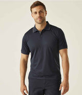 Regatta Navigate Polo Shirt | Navy/Seal Grey thumbnail 2