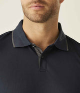 Regatta Navigate Polo Shirt | Navy/Seal Grey thumbnail 4