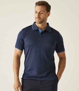 Regatta Navigate Polo Shirt | Navy/French Blue thumbnail 1