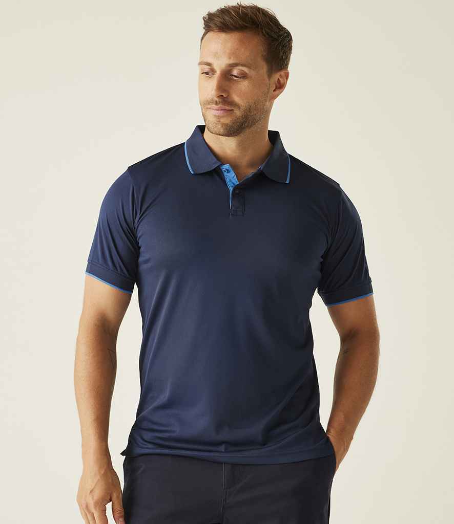 Regatta Navigate Polo Shirt | Navy/French Blue