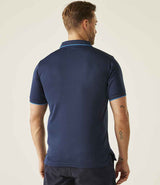 Regatta Navigate Polo Shirt | Navy/French Blue thumbnail 2