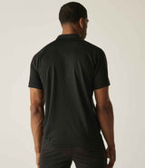 Regatta Coolweave Piqué Polo Shirt | Black thumbnail 2