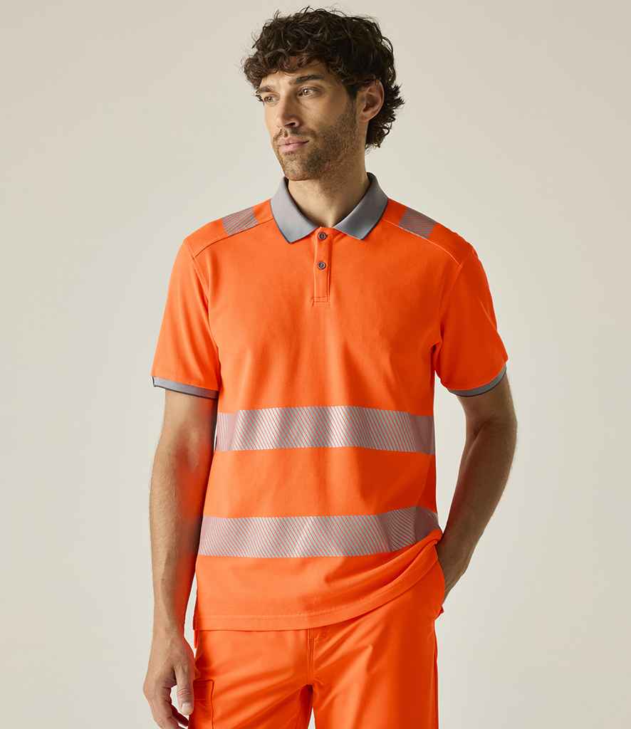 Regatta High Visibility Pro Comfort Polo Shirt | Orange