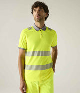 Regatta High Visibility Pro Comfort Polo Shirt | Yellow thumbnail 2