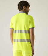 Regatta High Visibility Pro Comfort Polo Shirt | Yellow thumbnail 3