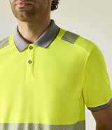 Regatta High Visibility Pro Comfort Polo Shirt | Yellow thumbnail 4