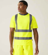 Regatta High Visibility Pro Contract T-Shirt | Yellow thumbnail 2