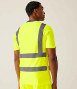 Regatta High Visibility Pro Contract T-Shirt | Yellow thumbnail 3