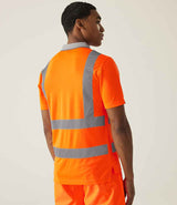 Regatta High Visibility Pro Contract Polo Shirt | Orange thumbnail 3