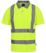 Regatta High Visibility Pro Contract Polo Shirt | Yellow thumbnail 5