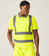 Regatta High Visibility Pro Contract Polo Shirt | Yellow thumbnail 1