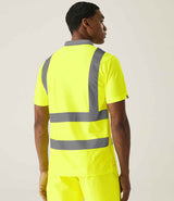 Regatta High Visibility Pro Contract Polo Shirt | Yellow thumbnail 2