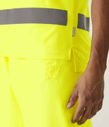 Regatta High Visibility Pro Contract Polo Shirt | Yellow thumbnail 4