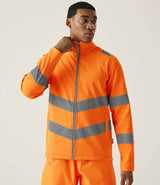 Regatta High Visibility Pro Contract Ablaze Soft Shell Jacket | Orange thumbnail 2