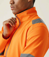 Regatta High Visibility Pro Contract Ablaze Soft Shell Jacket | Orange thumbnail 4